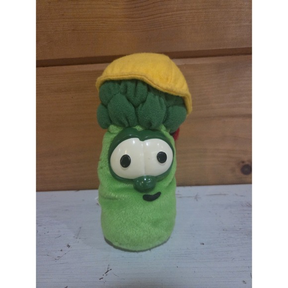 Gund Other - Big Idea Veggie Tales 6" Jr Asparagus Beanbag Plush 1998 Gund Brand Vegetable